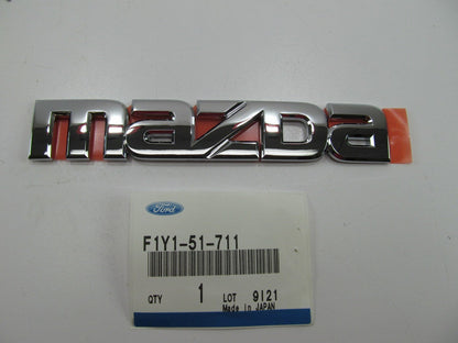 NEW GENUINE MAZDA Trunk Lid Emblem Badge OEM For 2004-2011 Mazda RX-8