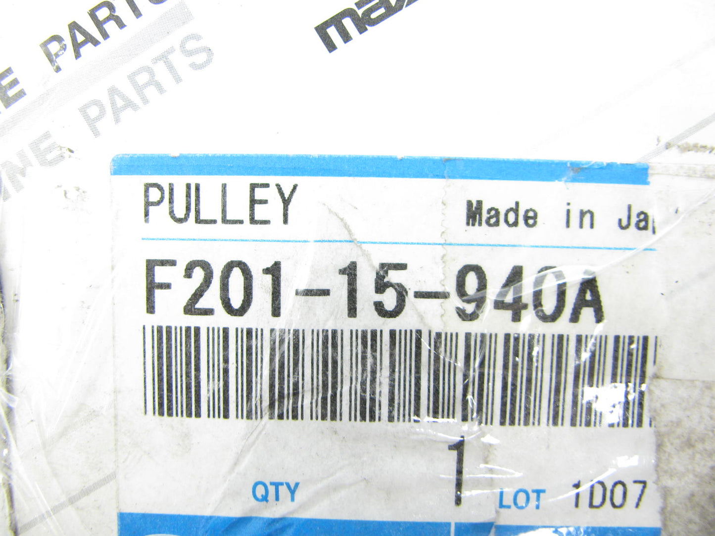 NEW GENUINE OEM Mazda F201-15-940A Drive Belt Idler Pulley 1994-1995 929 3.0L-V6