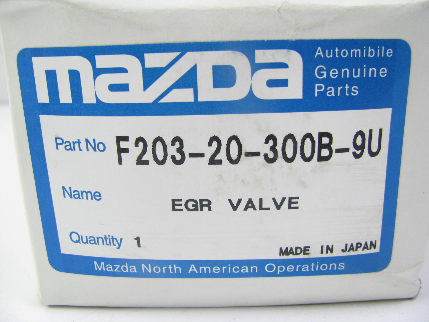 NEW GENUINE EGR Valve OEM 90-92 Mazda 626 MX-6 F203-20-300B-9U