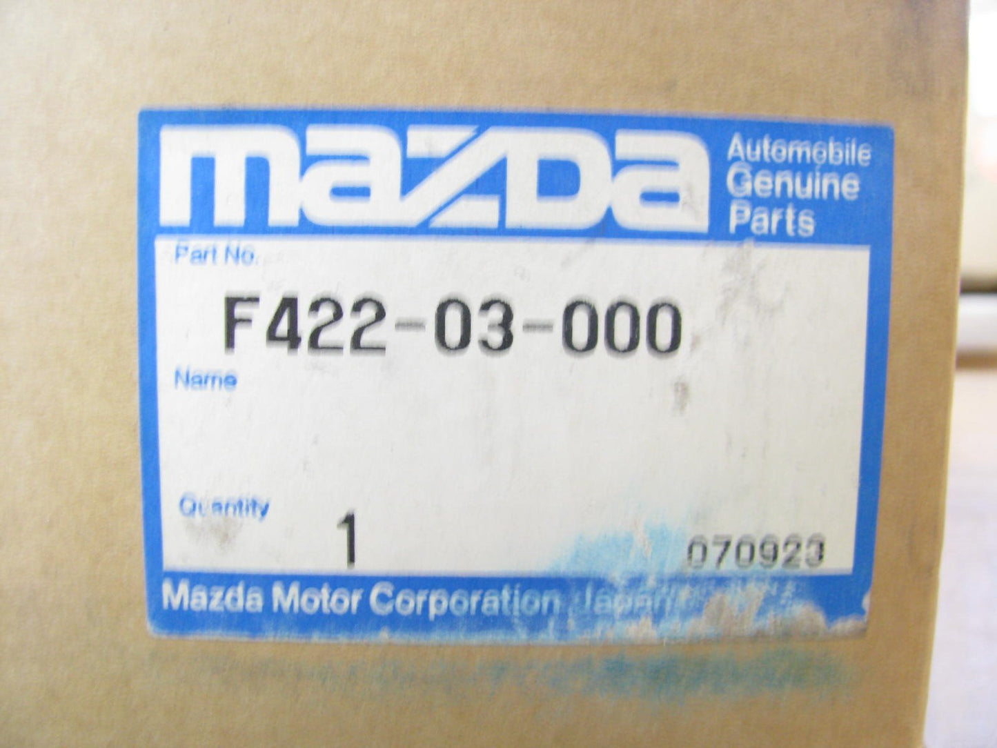 NEW - OEM Mazda Manual Transaxle Transmission 1987-1989 323, Tracer  F422-03-000