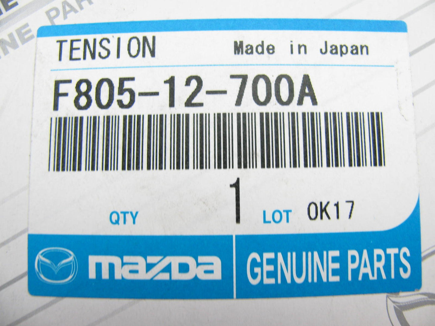 New Genuine Engine Timing Belt Tensioner OEM For 1986-1987 Mazda 2.0L F80512700A