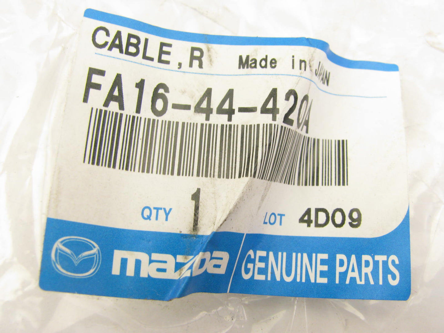 NEW - OEM Mazda FA16-44-420A Rear Left Parking Brake Cable 1981-1985 RX-7