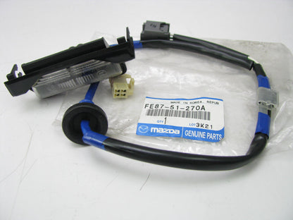 NEW - OEM Mazda FE87-51-270A License Plate Light Lamp 2004-2008 RX-8