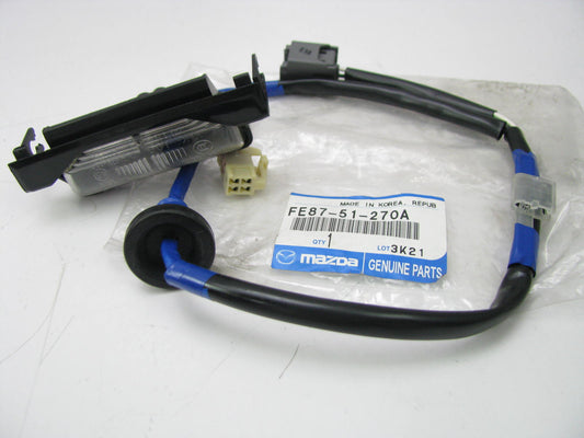 NEW - OEM Mazda FE87-51-270A License Plate Light Lamp 2004-2008 RX-8