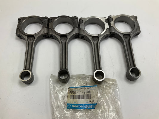 (4) NEW GENUINE OEM Mazda FP0111210A Connecting Rods - 1999-2000 Protege 1.8L