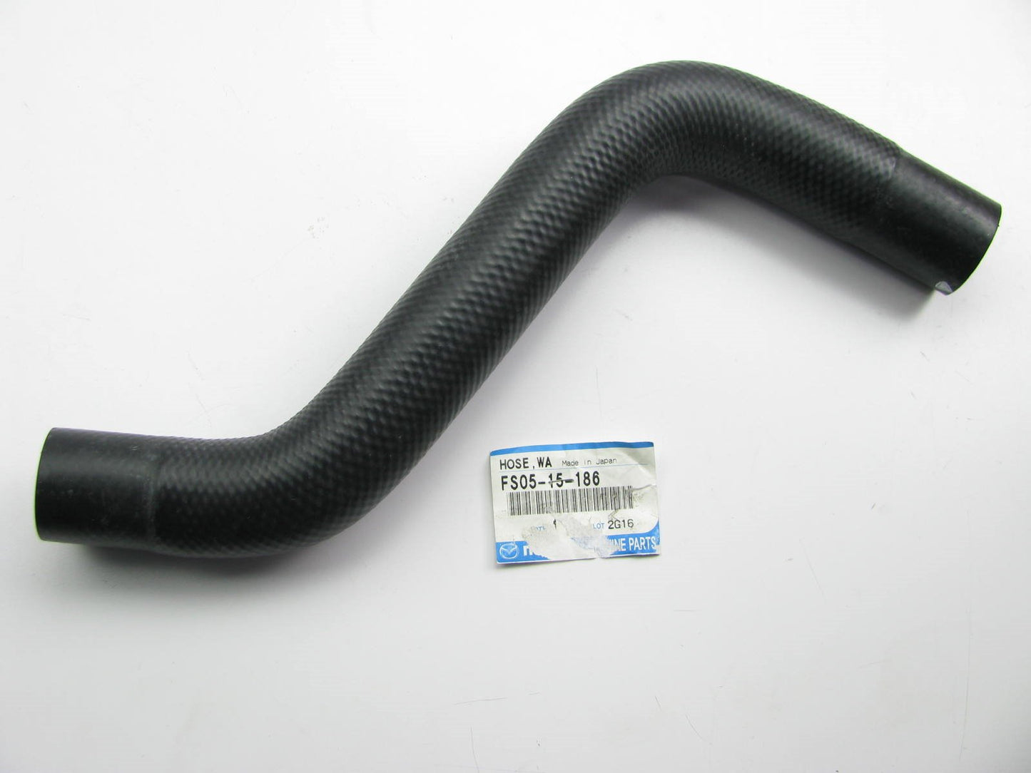 NEW - OEM FS0515186 Radiator UPPER Coolant Hose 1993 Mazda 626 2.0L W/O Turbo