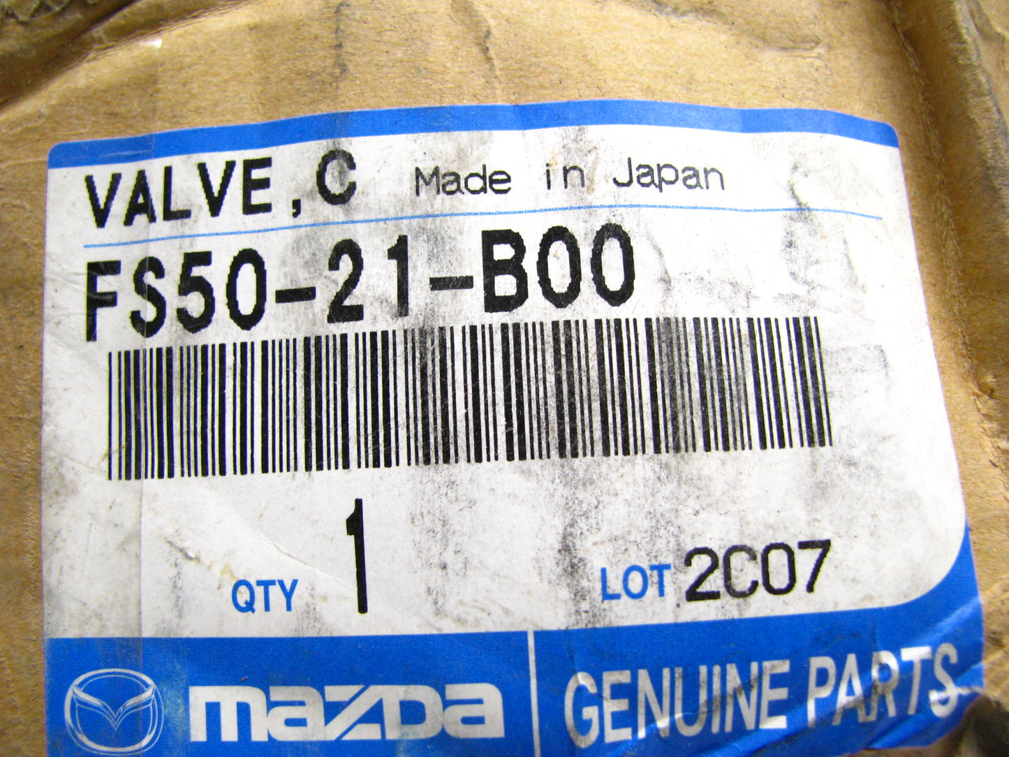 New OEM Automatic Transmission Control Valve Mazda FS50-21-B00