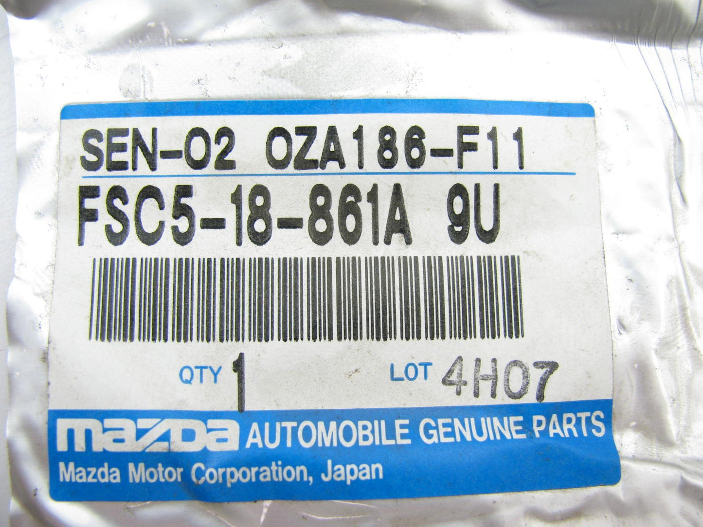 New Genuine FRONT (UPSTREAM) Oxygen O2 Sensor OEM For Mazda 2.0L I4 FSC518861A9U