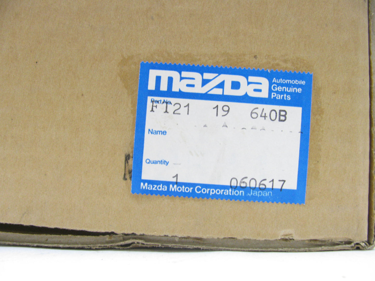 NEW OEM Mazda Low/reverse 3-spd Auto Trans Governor FT21-19-640B