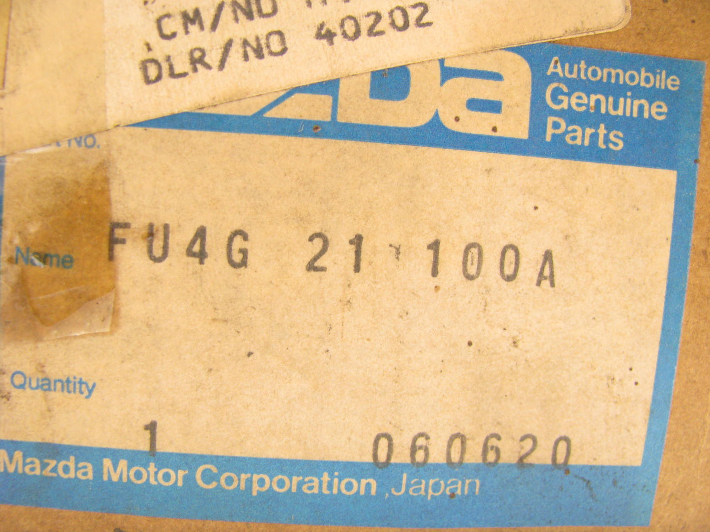 Mazda FU4G-21-100A Auto Trans Valve Body - 1989 Mazda 626