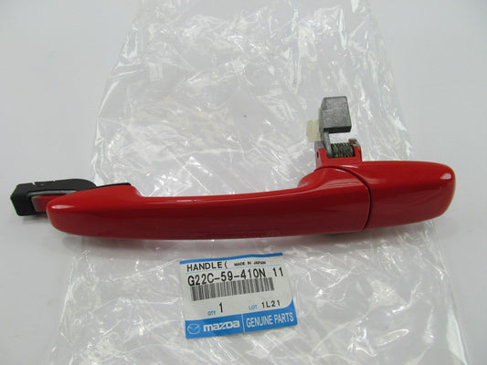 NEW - OEM G22C59410N11 Rear Left Outside Door Handle 2007-2009 Mazda 3 TRUE RED