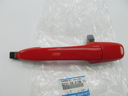 NEW - OEM G22C59410N11 Rear Left Outside Door Handle 2007-2009 Mazda 3 TRUE RED