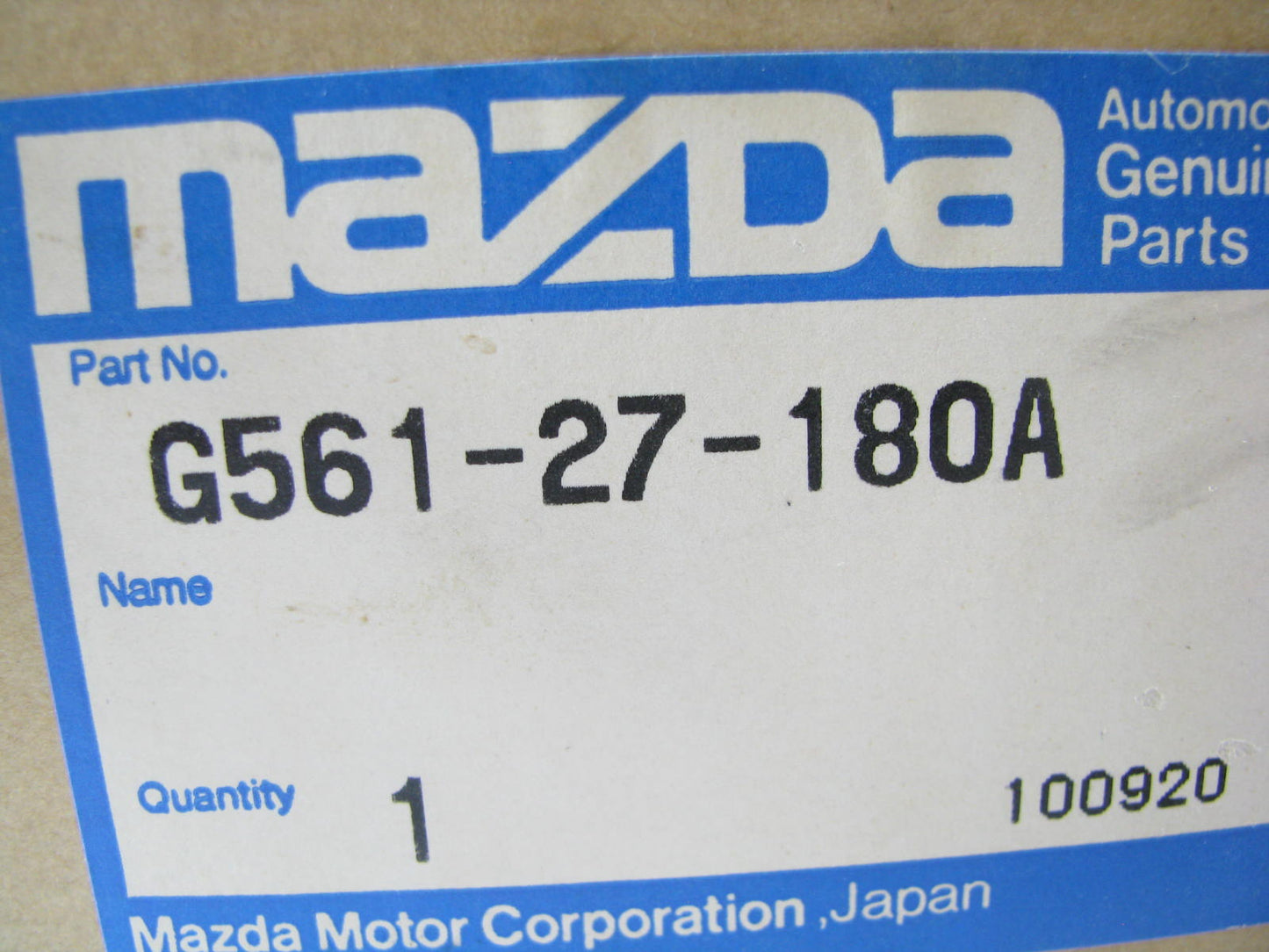 NOS Genuine OEM Mazda G561-27-180A Front Differential - 1993 MX-3