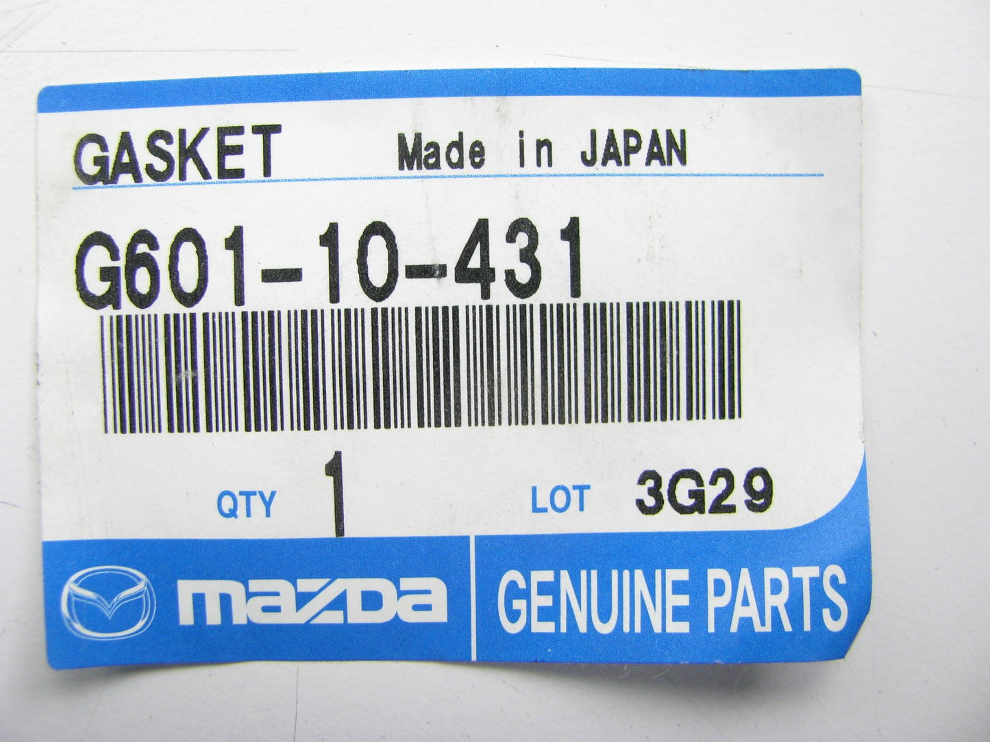 NEW - OEM G60110431 Engine Oil Pan Gasket 1989-1990 Mazda MPV, 1989 B2600