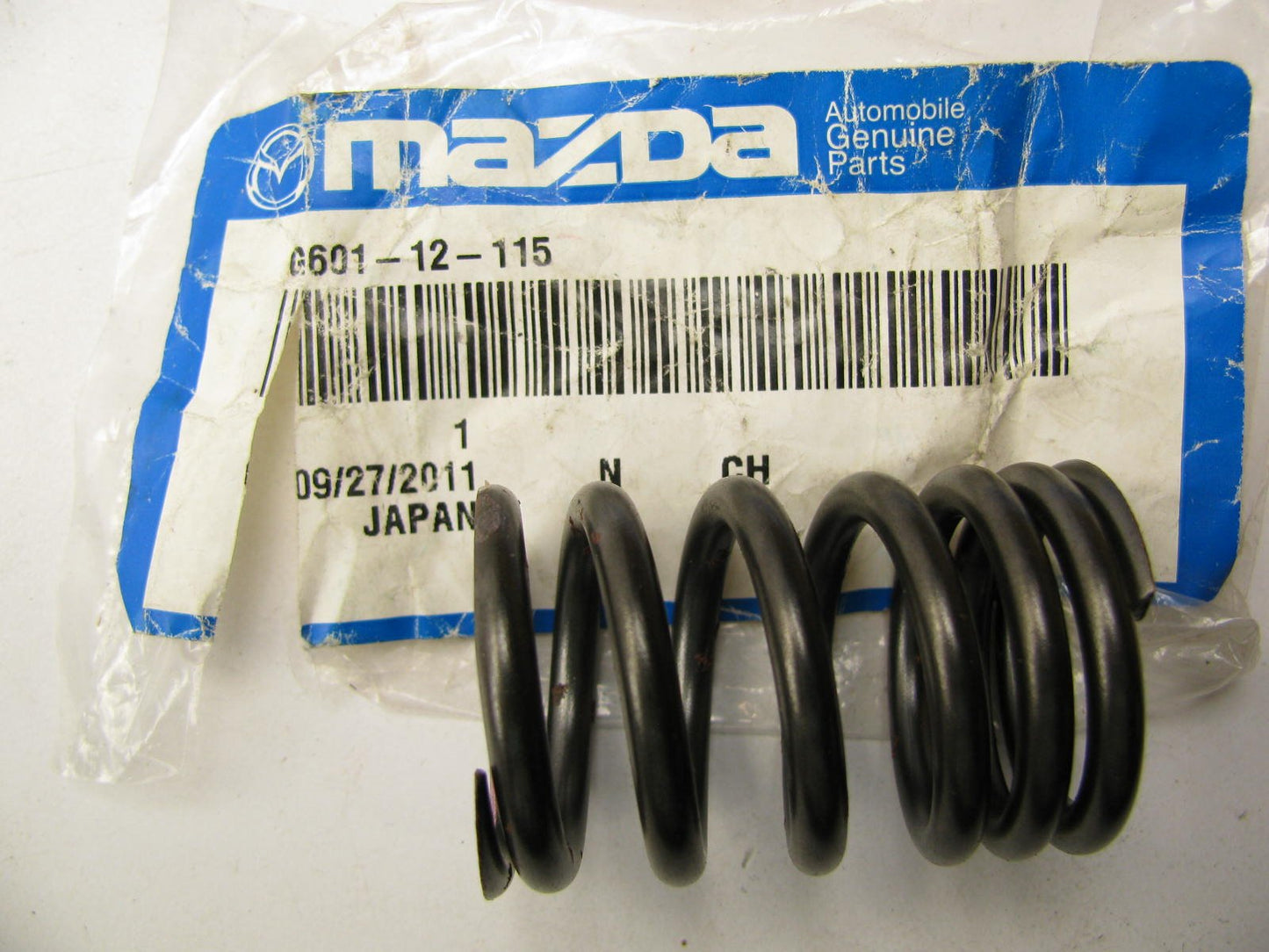 (1) NEW GENUINE OEM Mazda G60112115 Valve Spring - 1989-1993 B2600 2.6L