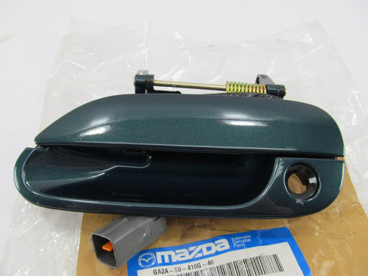 NEW - OEM GA2A59410G46 Front Left Outer Door Handle 1993-94 Mazda MX-6 GREEN