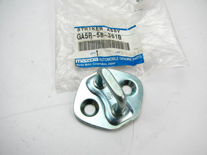 New - Genuine Front Door Lock Striker Plate OEM 1998-2006 Mazda 626, 00-06 MPV