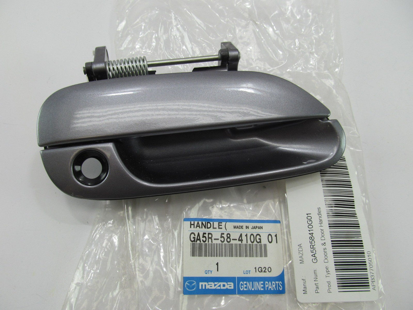 NEW Genuine OEM Right Passengers Side Door Handle For 01-05 Miata  Titanium Gray
