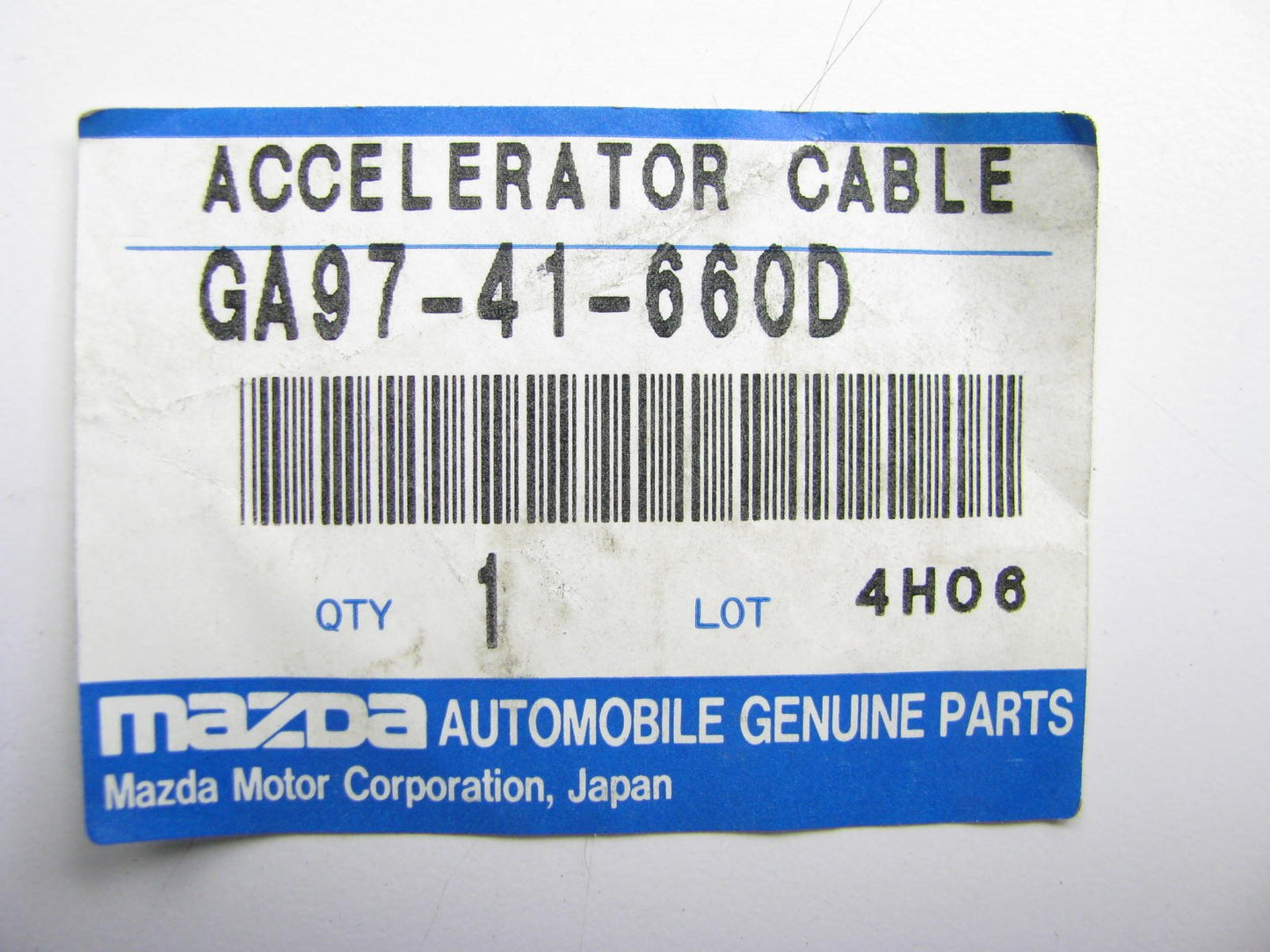 NEW GENUINE Throttle Gas Accelerator Cable OEM For 1984-88 Mazda 626 GA9741660D