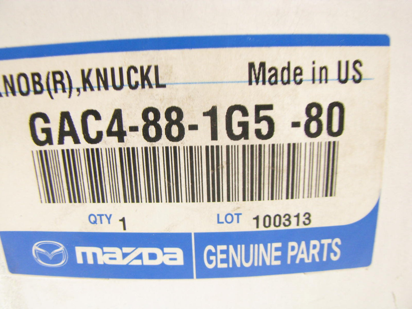 NEW - OEM Mazda GAC4-88-1G5-80 Seat Adjustment Lever Left 2008 Mazda 6