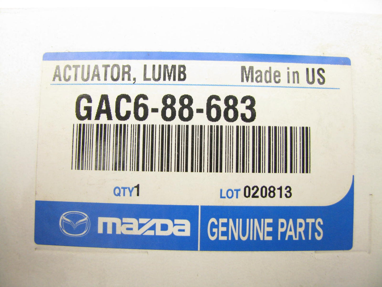 NEW - OEM Mazda GAC6-88-683 Seat Lumbar Actuator 2006-2008 Mazda 6