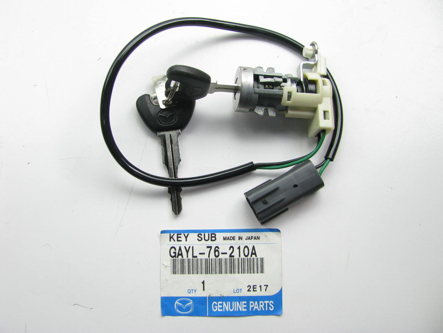 FRONT RIGHT Door Key Lock Cylinder W/ Theft Deterent OEM For 1993-95 Mazda 626