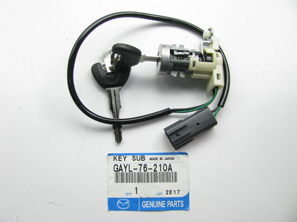 FRONT RIGHT Door Key Lock Cylinder W/ Theft Deterent OEM For 1993-95 Mazda 626