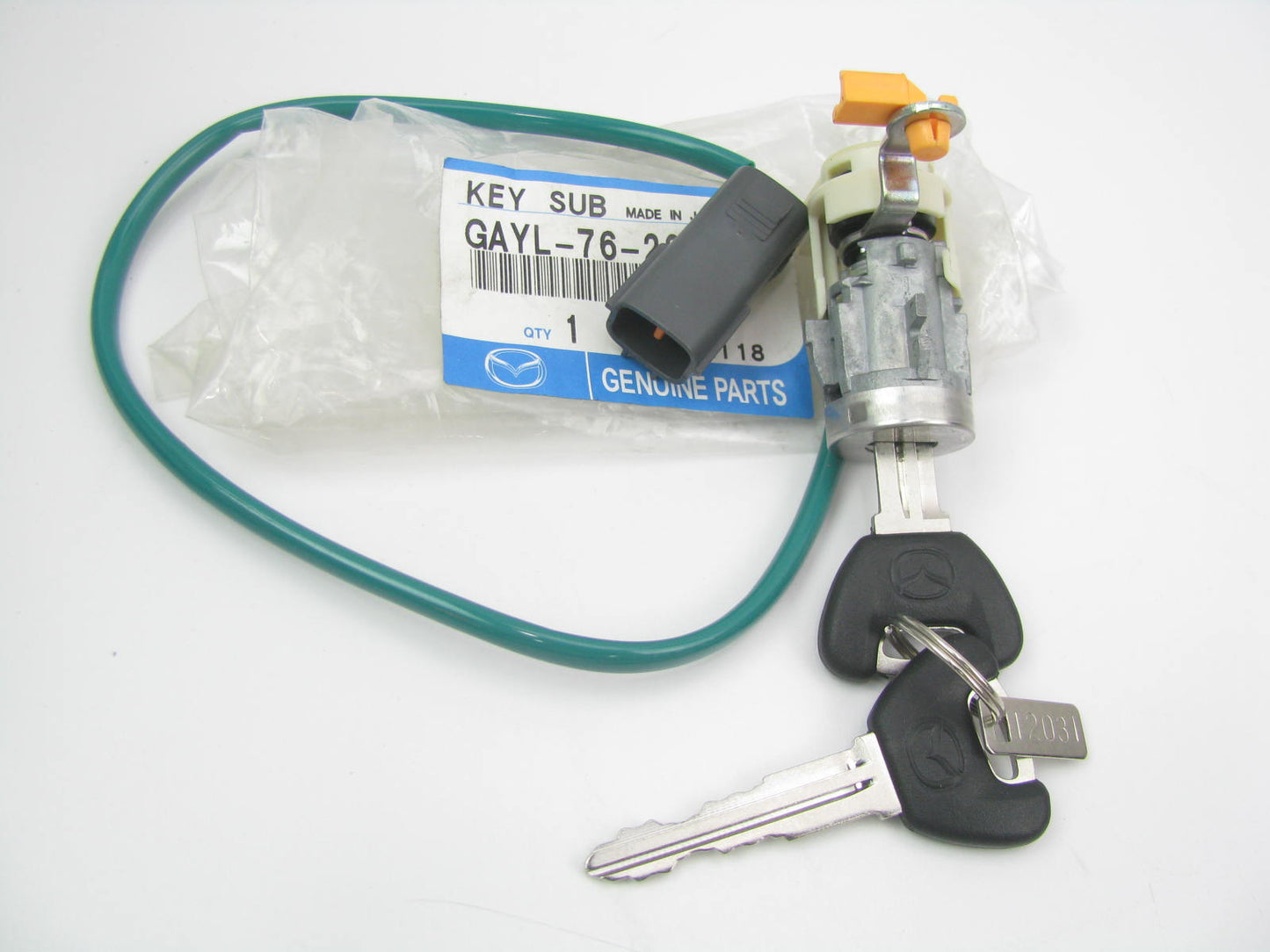 NEW - OEM Mazda GAYL76220A Front Left Door Lock Cylinder & Keys 1993-1994 626