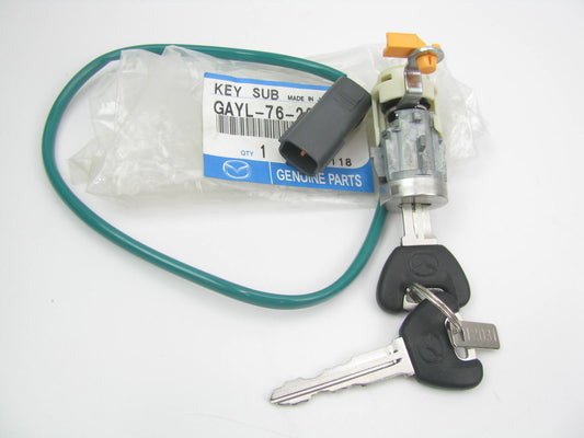 NEW - OEM Mazda GAYL76220A Front Left Door Lock Cylinder & Keys 1993-1994 626