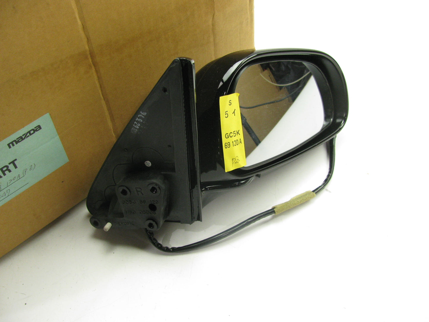 NEW OEM Genuine Right R.H. Mirror Gloss Black OEM For 1995-1997 Mazda 626