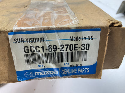NEW OEM Mazda GCC1-69-270E-30 Right Sun Visor, Beige, For 2009-2013 Mazda 6