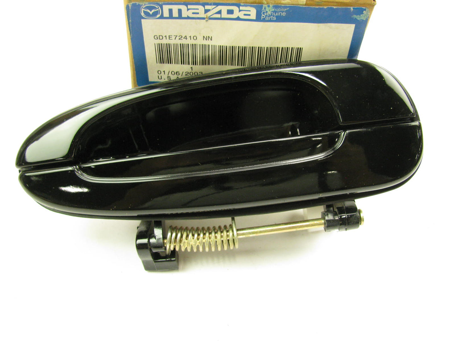 New OEM Rear Right Exterior Door Handle Ebony 1994-2002 Mazda 626 GD1E72410 NN