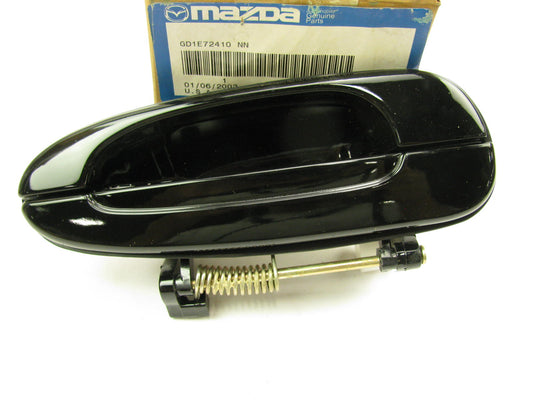 New OEM Rear Right Exterior Door Handle Ebony 1994-2002 Mazda 626 GD1E72410 NN