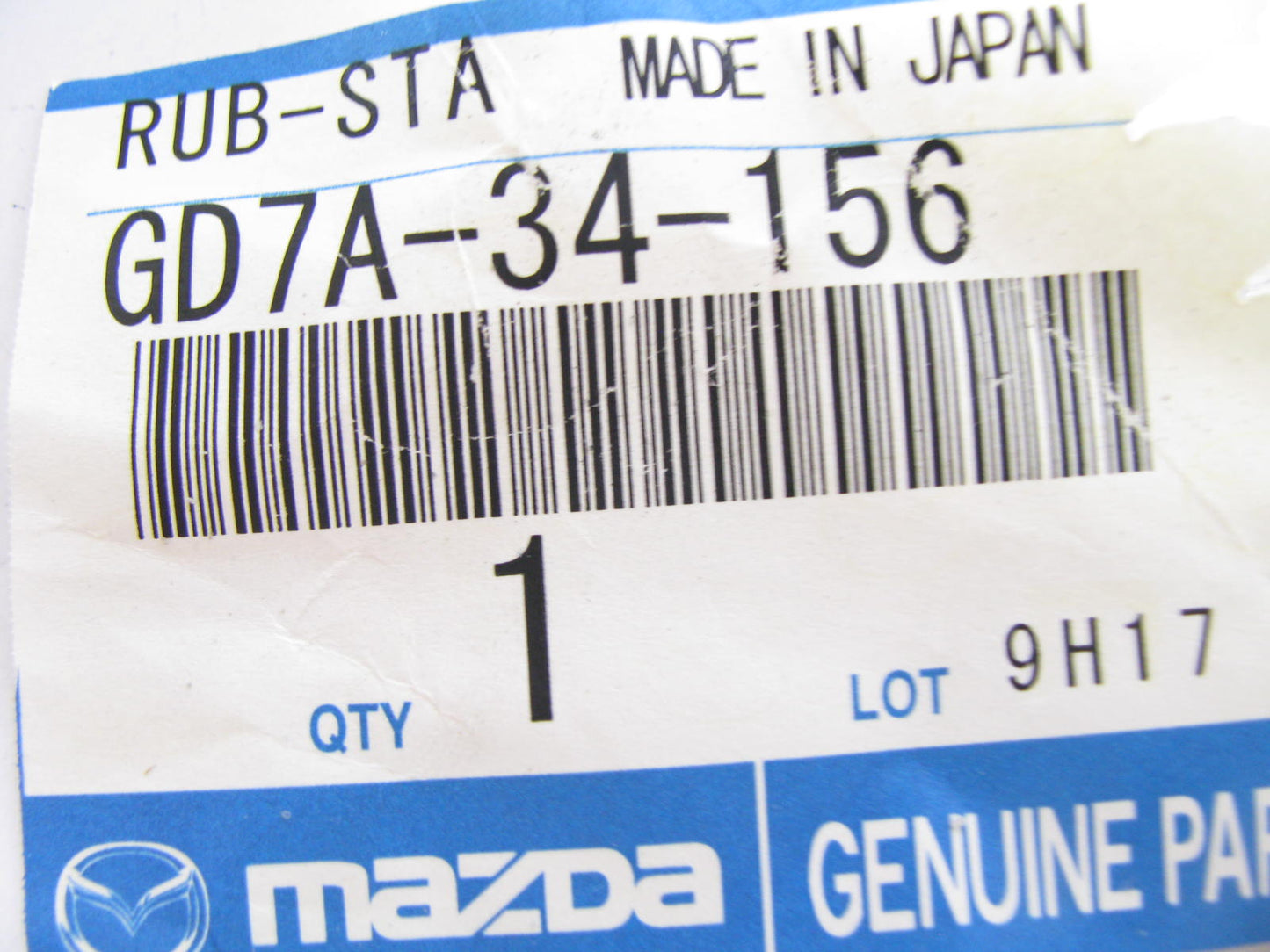 (2) NEW - OEM Mazda GD7A-34-156 FRONT Stabilizer Sway Bar Bushing 1998-1999 626