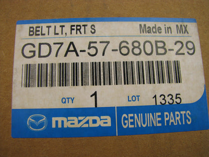 NEW GENUINE FRONT LEFT Seat Belt Buckle GRAY OEM 98-02 Mazda 626 GD7A-57-680B-29