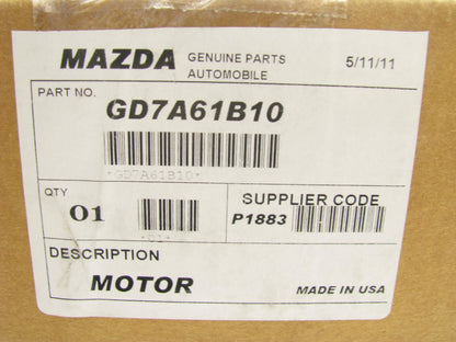 NEW - OEM Mazda GD7A61B10 Blower Motor With Wheel 1998-2002 626