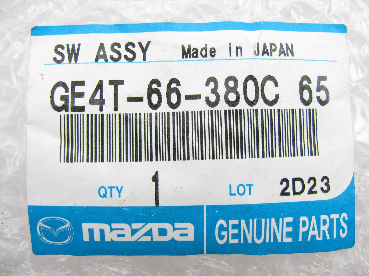 New REAR Door BLACK Power Window Switch OEM For 01-03 Mazda Protege GE4T66380C65