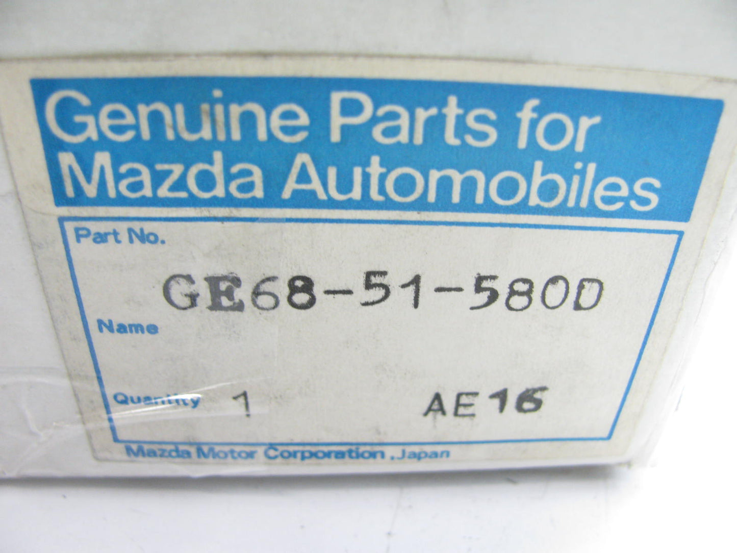 NEW GENUINE OEM Mazda GE68-51-580D 3rd Brake Light Lamp 85-87 626 HATCHBACK