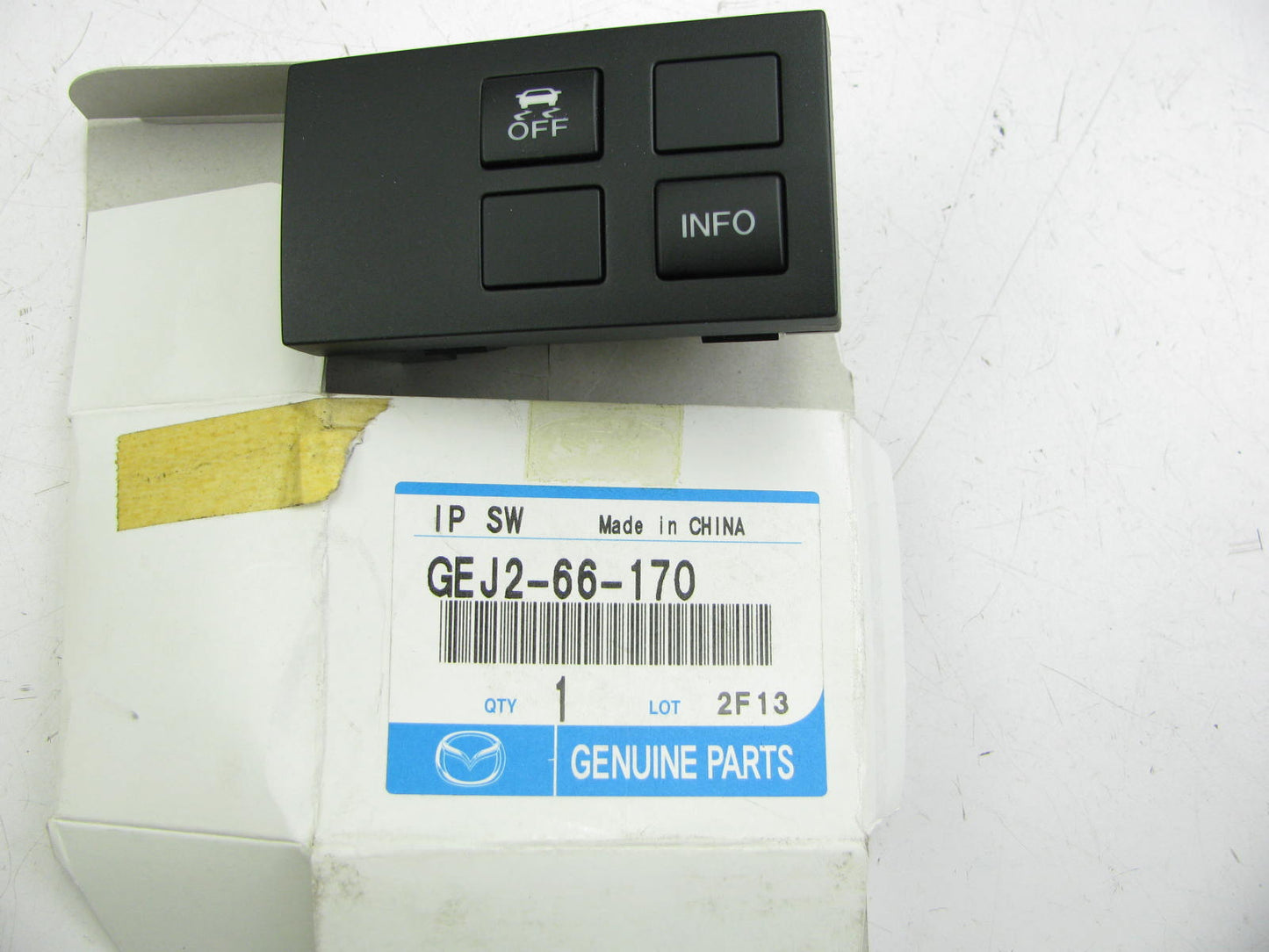 NEW - OEM Mazda GEJ2-66-170 Traction & Info Dash Switch 2011-2013 Mazda6