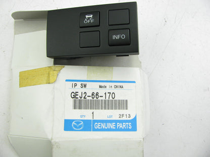 NEW - OEM Mazda GEJ2-66-170 Traction & Info Dash Switch 2011-2013 Mazda6