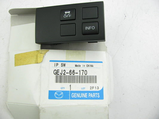 NEW - OEM Mazda GEJ2-66-170 Traction & Info Dash Switch 2011-2013 Mazda6