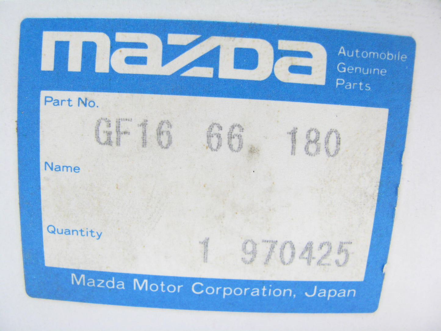 NEW - OEM Mazda GF1666180 Rear Window Defogger Switch 1986-87 626