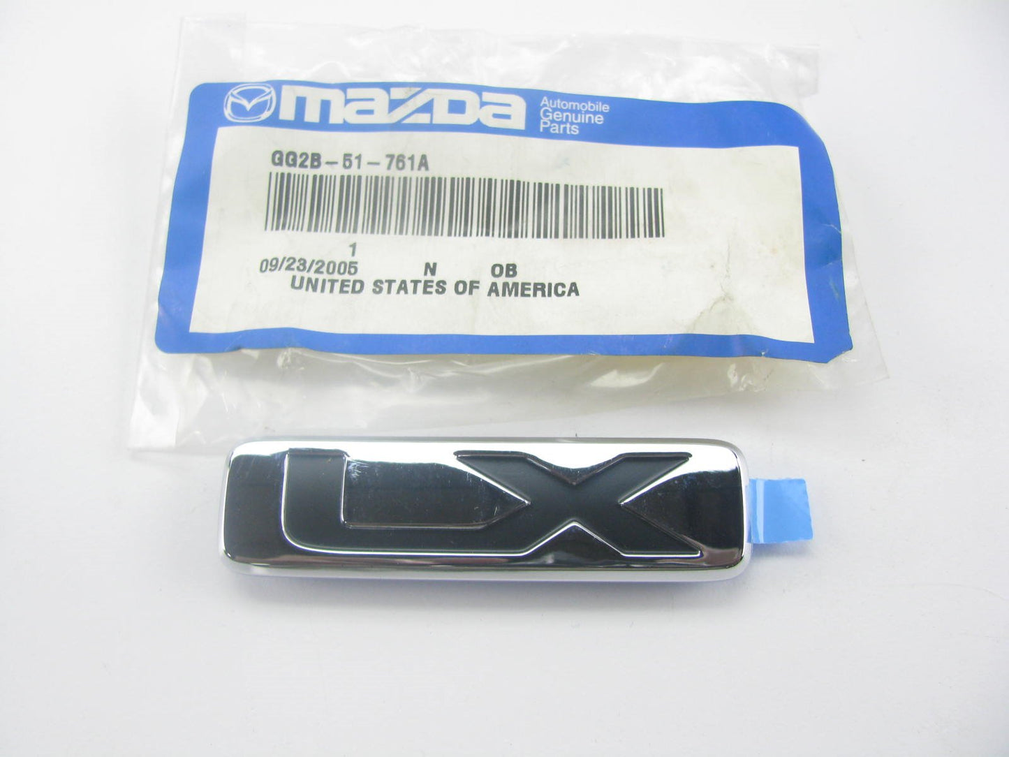 New Genuine Trunk Deck Lid *LX* Nameplate Badge Emblem For 2000-02 Mazda 626