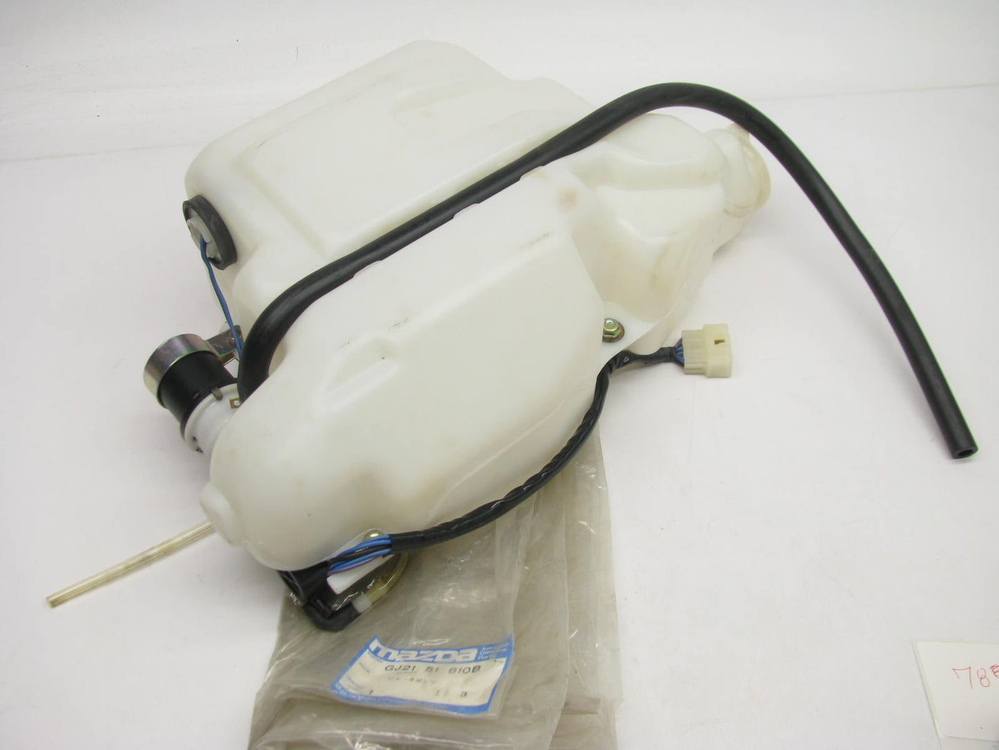NEW - OEM Mazda GJ21-51-810B Headlamp Washer Reservoir 1988-1992 626 & MX-6