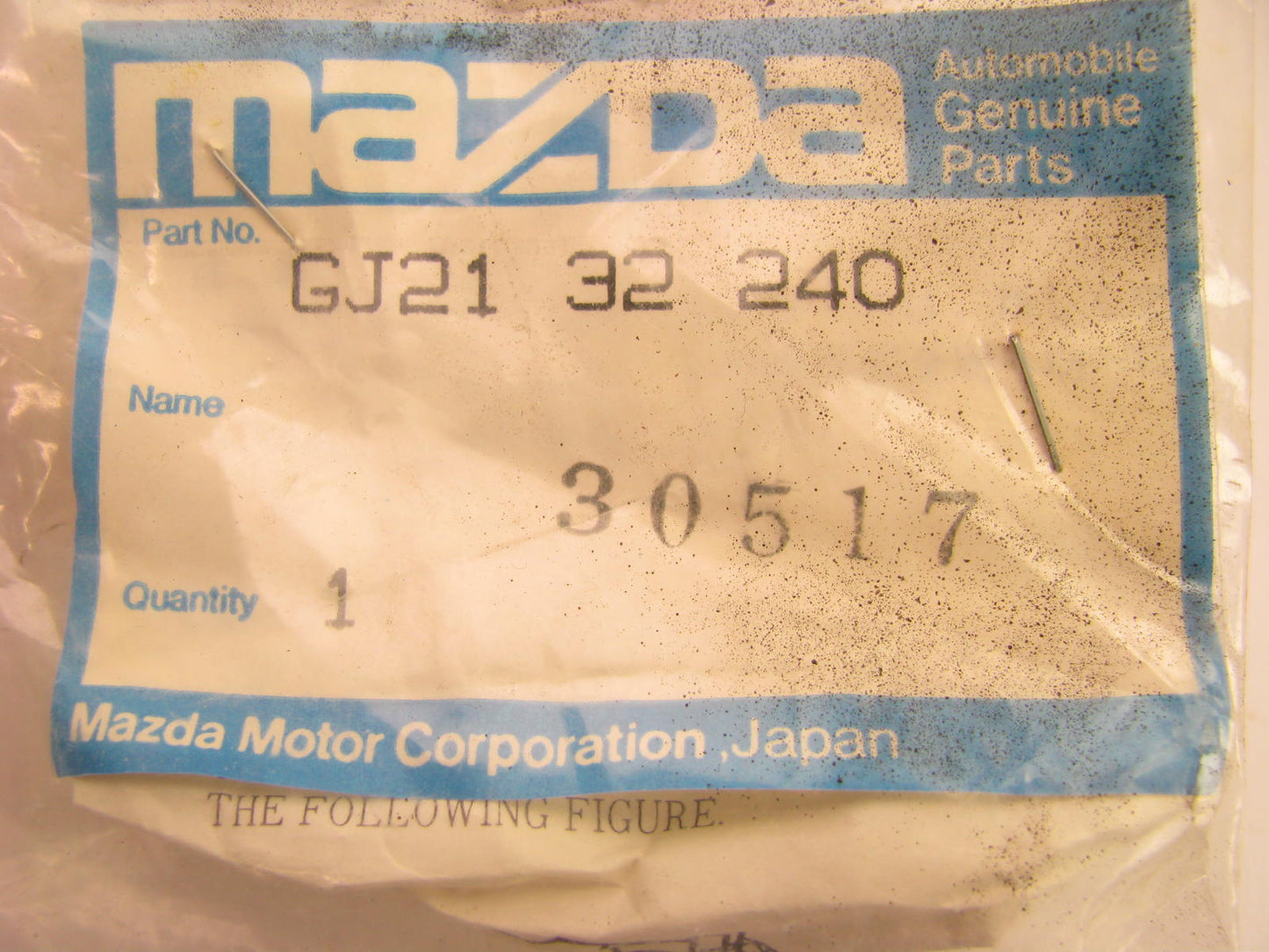 NEW GENUINE Front Inner Tie Rod End OEM For 88-91 626 88-92 Mx-6 89-92 Probe