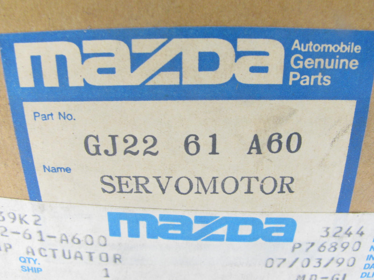 NOS - OEM Mazda GJ22-61-A60 Heater Blend Door Actuator - DENSO # 063700-1043