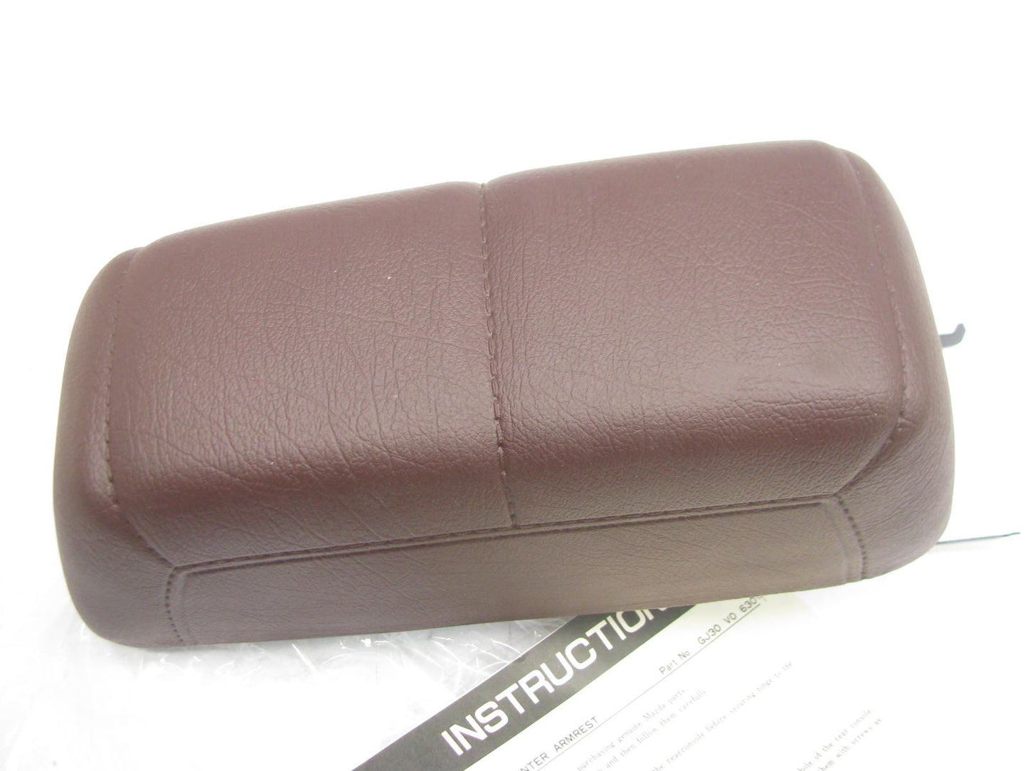 NOS Genuine OEM Mazda Center Console Lid, BURGUNDY - 1988-1992 Mazda 626, MX-3