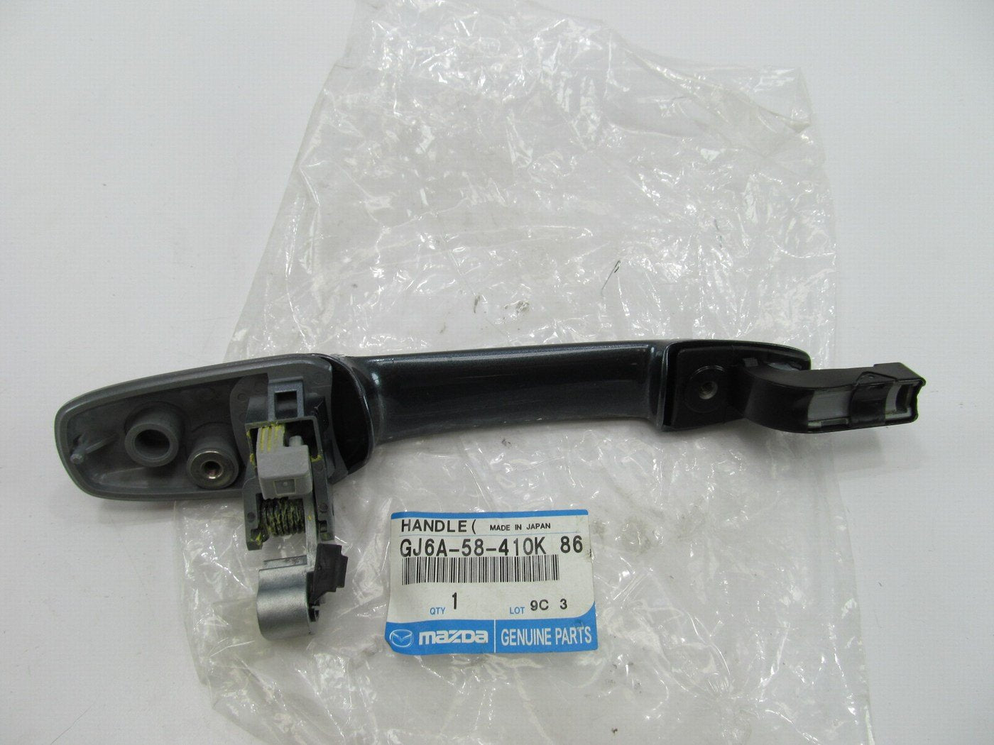 NEW - OEM Mazda GJ6A58410K86 Front Right Outer Door Handle - METRO GRAY
