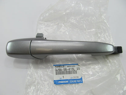 NEW - OEM Mazda GJ6A58410L50 Front Right Outside Door Handle - Aluminum Metallic