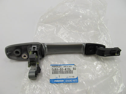 NEW - OEM Mazda GJ6A58410L50 Front Right Outside Door Handle - Aluminum Metallic